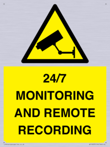 24/7 MONITORING AND REMOTE RECORDING